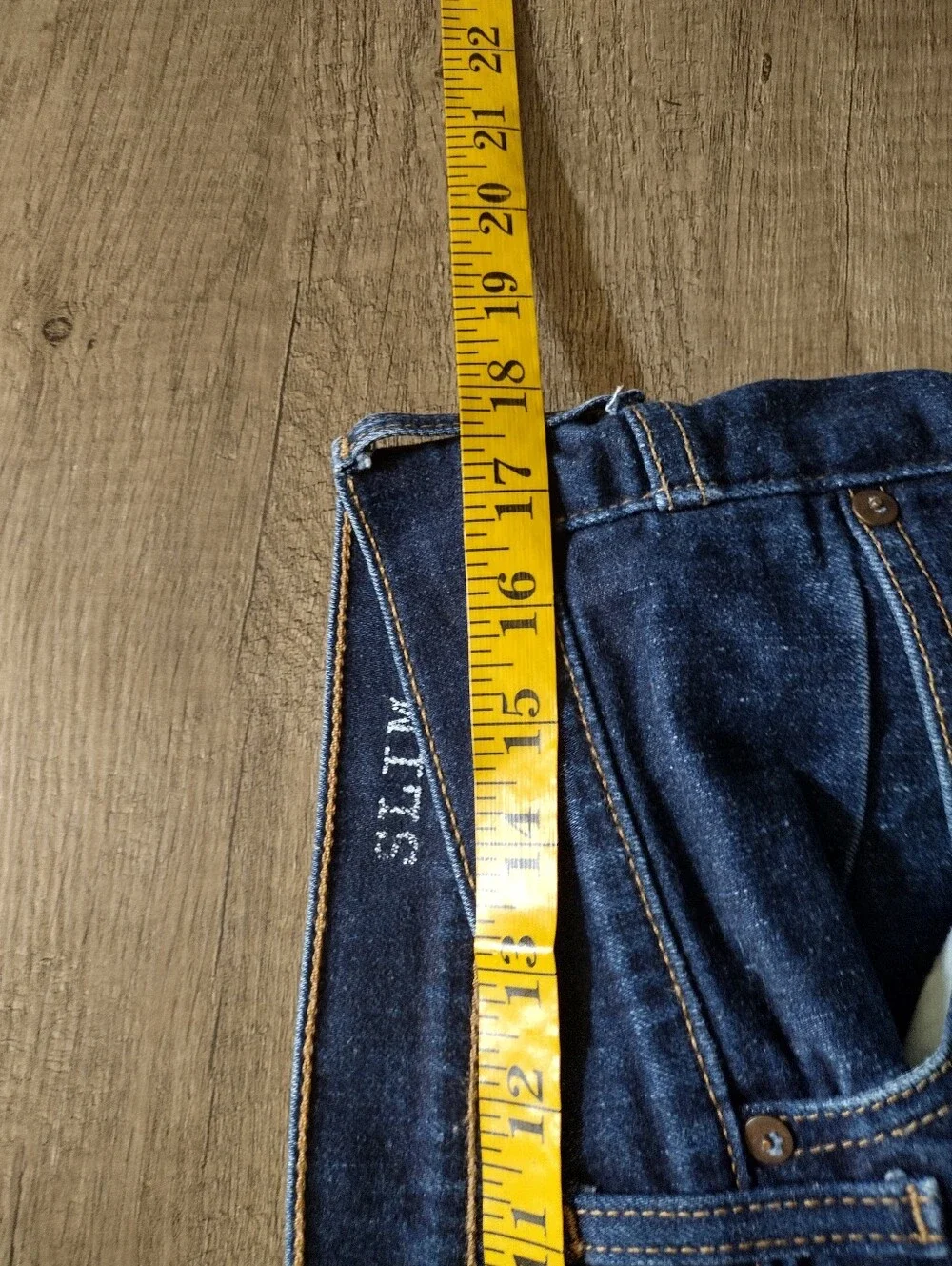 Madewell Jeans Mens 36x30 Blue Slim Fit Dark Wash Stretch Casual Denim Pants